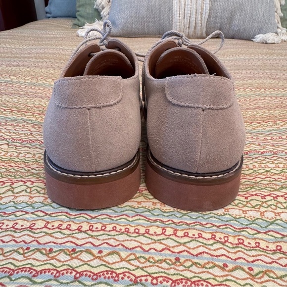 Jos A Banks Gray Derby Shoes with Suede Upper and Rubber Sole Size 10.5M - Picture 3 of 10